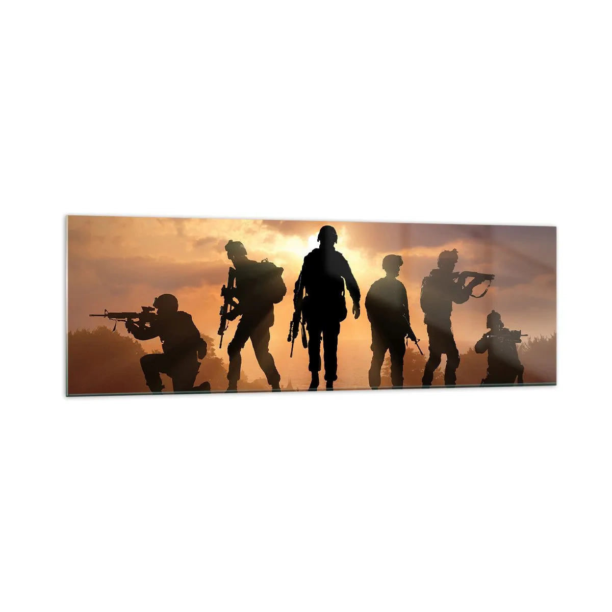 Billede på glas - Brothers in arms - 160x50 cm