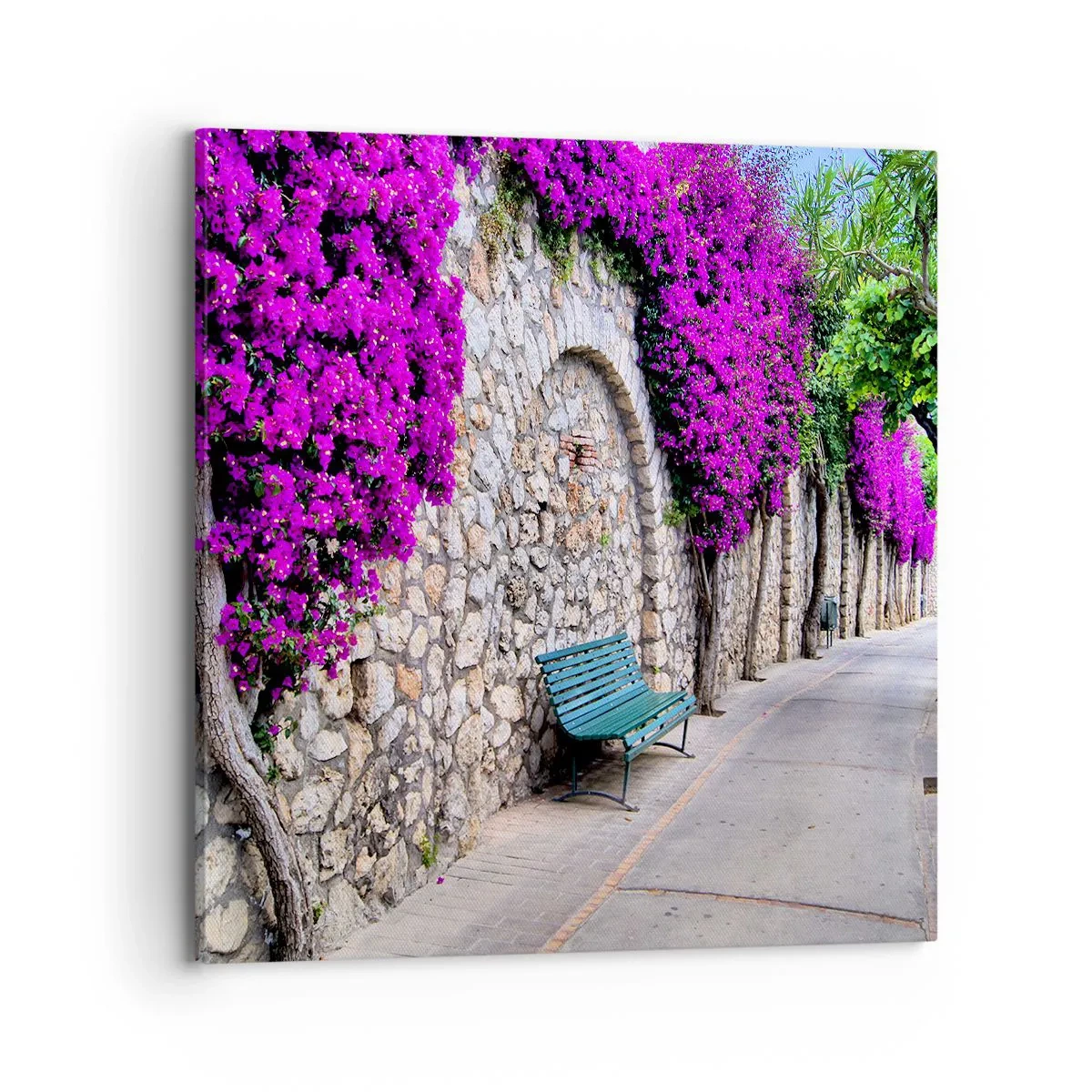 Lærredstryk - Billede på lærred - Lad os mødes så hurtigt som muligt - 70x70 cm