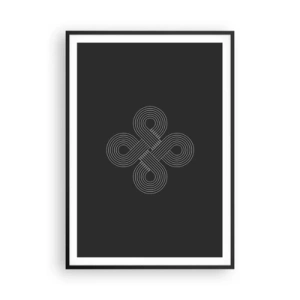 Plakat i sort ramme - I den keltiske ånd - 70x100 cm