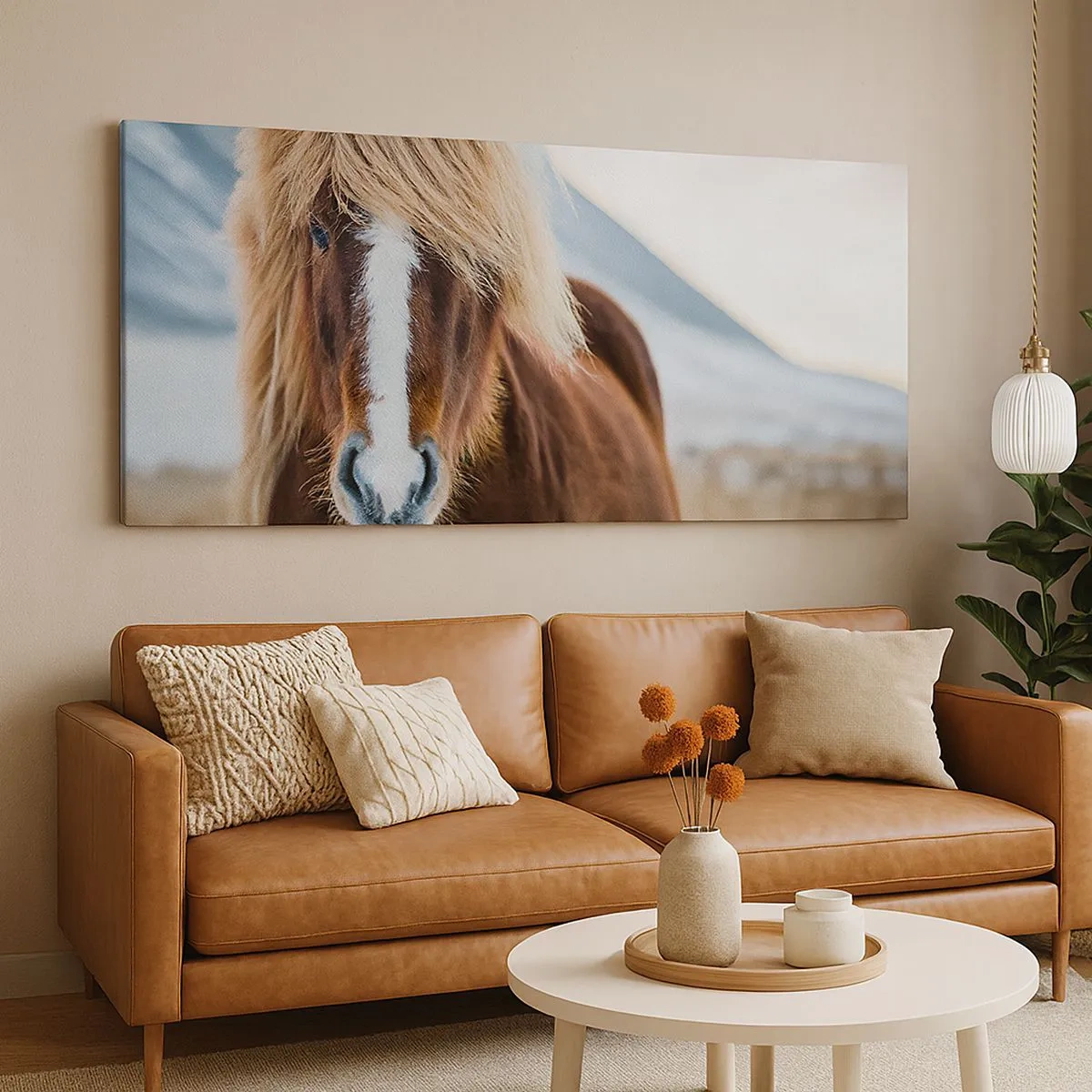 Lærredstryk - Billede på lærred - Kan du mærke friheden? - 100x40 cm