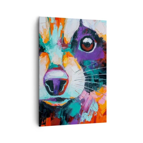 Lærredstryk - Billede på lærred - Kun gode følelser - 70x100 cm