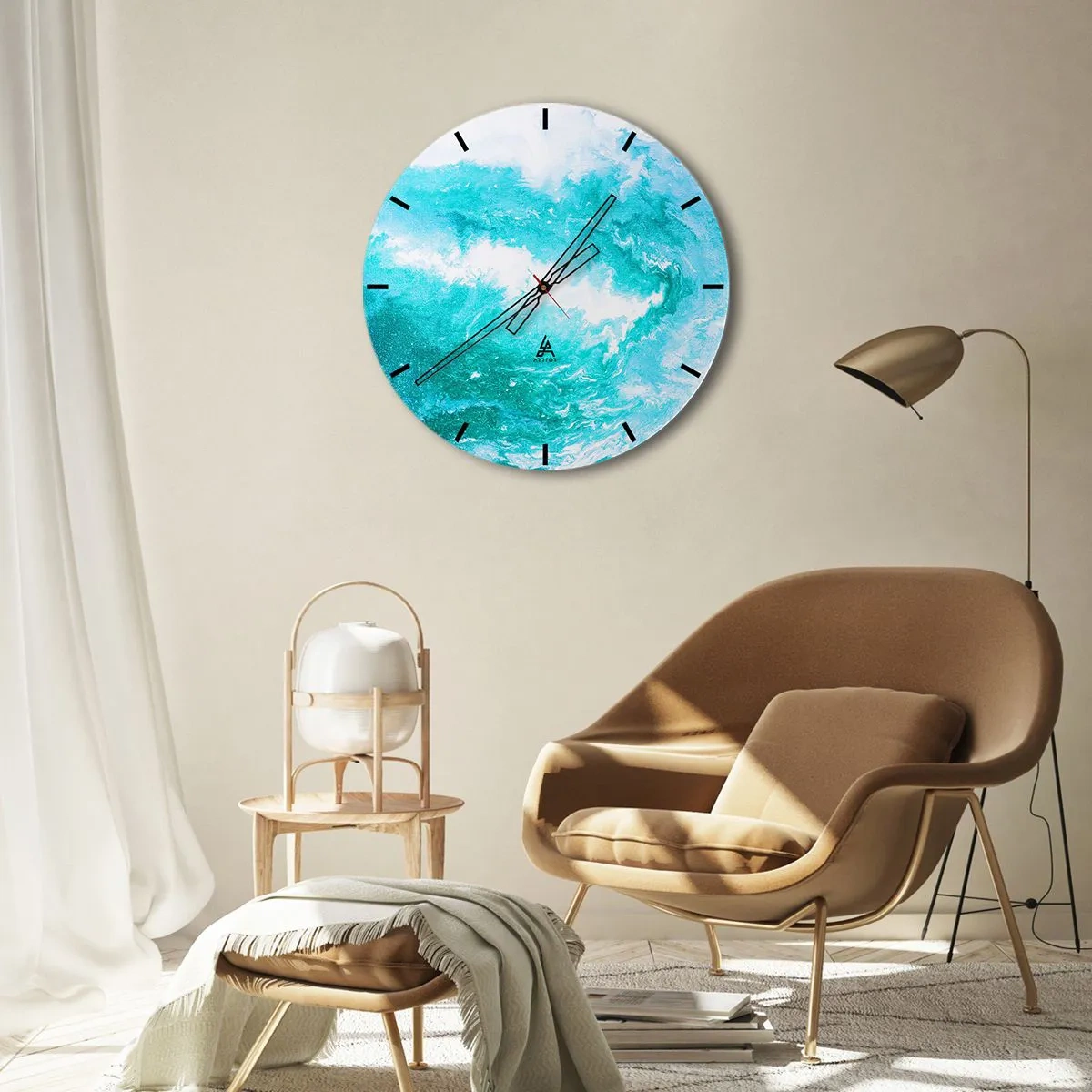 Vægur, Uret - I kernen af elementet - 40x40 cm