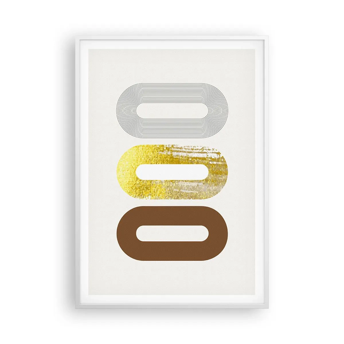 Plakat i hvid ramme - Åhhh! - 70x100 cm