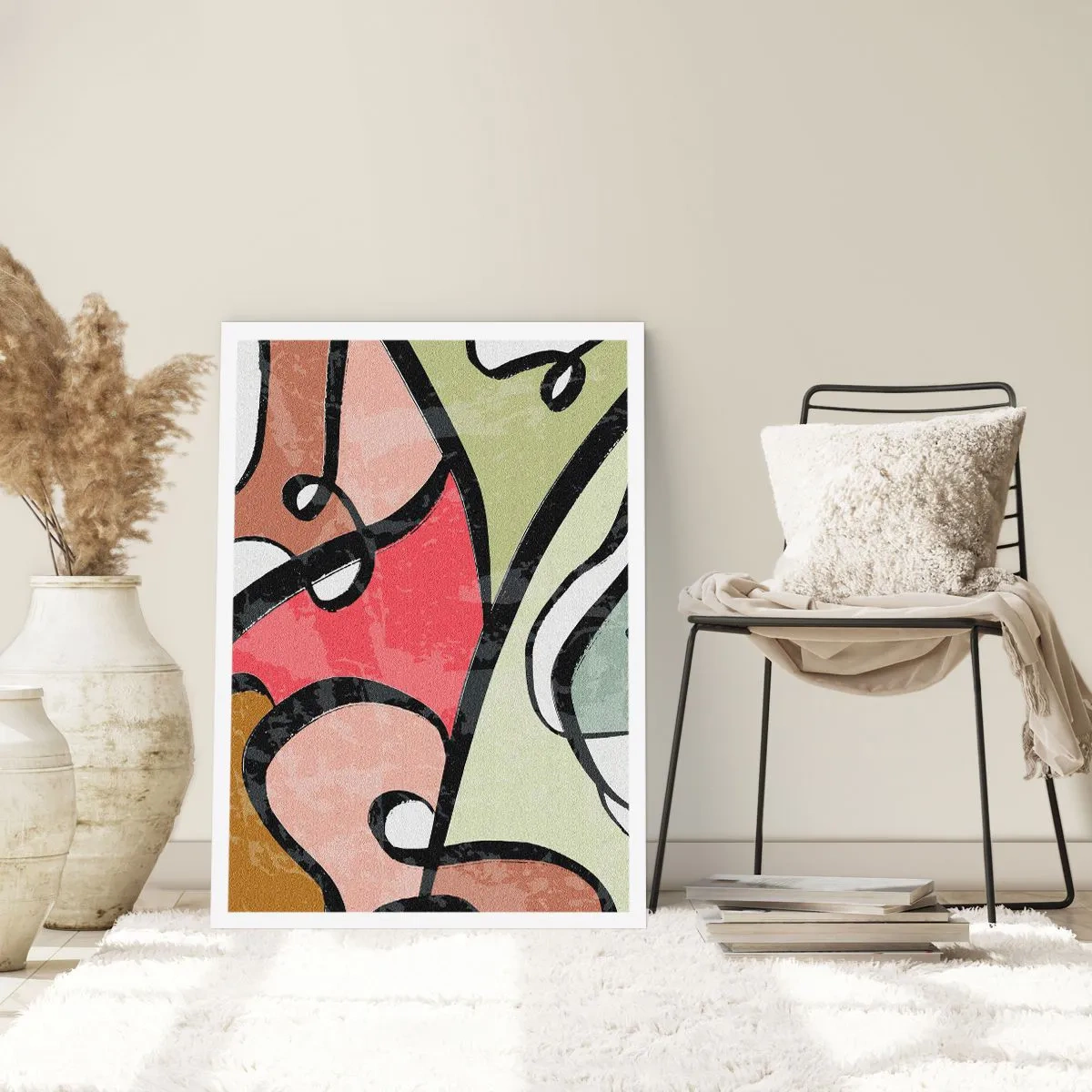 Plakat - Pirouetter blandt farver - 61x91 cm