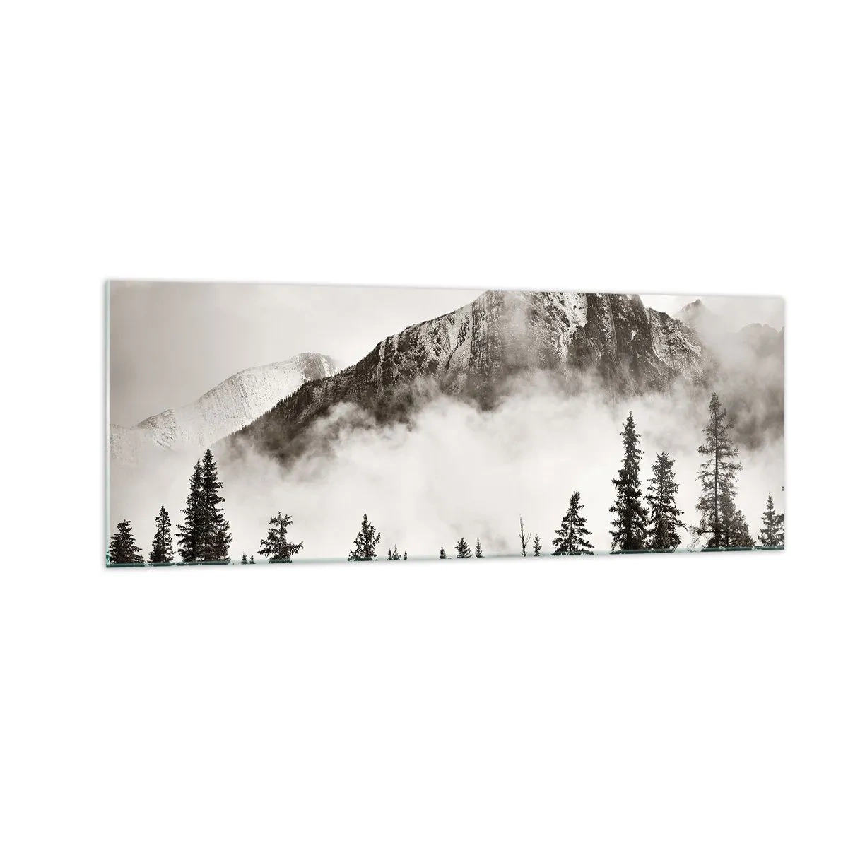 Billede på glas - Granit hersker - 140x50 cm