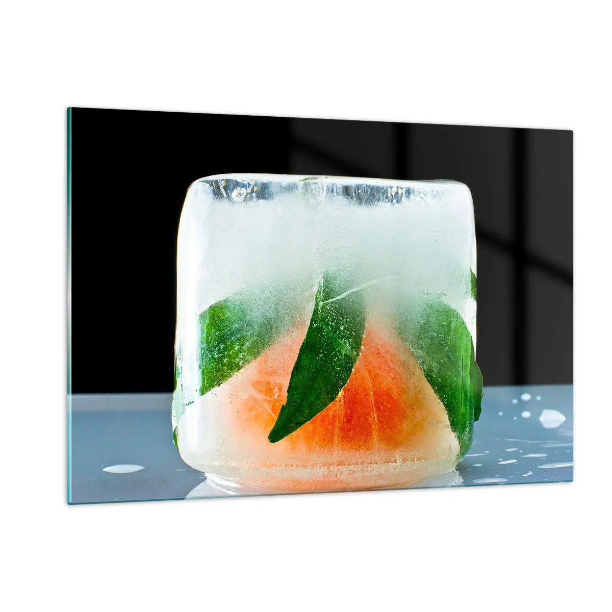 Billede på glas - Frisk og kølig - 120x80 cm