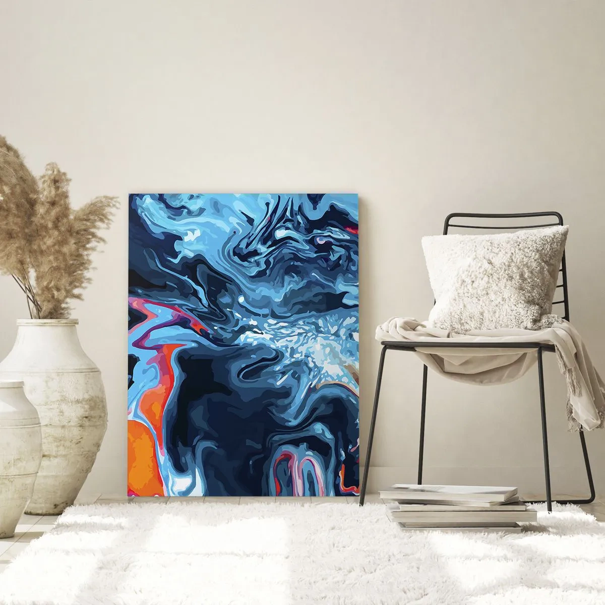 Billede på glas - En rejse ind i himlen - 80x120 cm