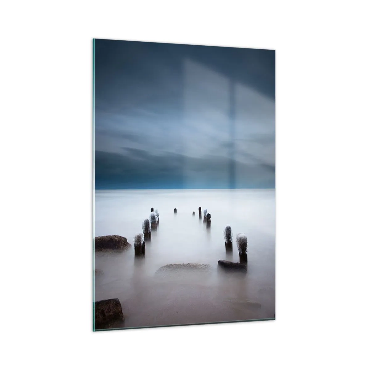 Billede på glas - En betænksom sø - 50x70 cm