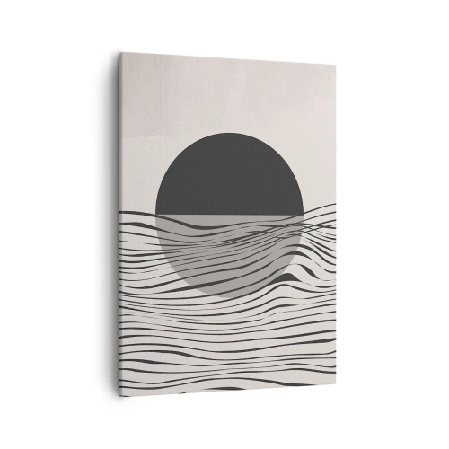 Lærredstryk - Billede på lærred - Halvkomposition - 50x70 cm