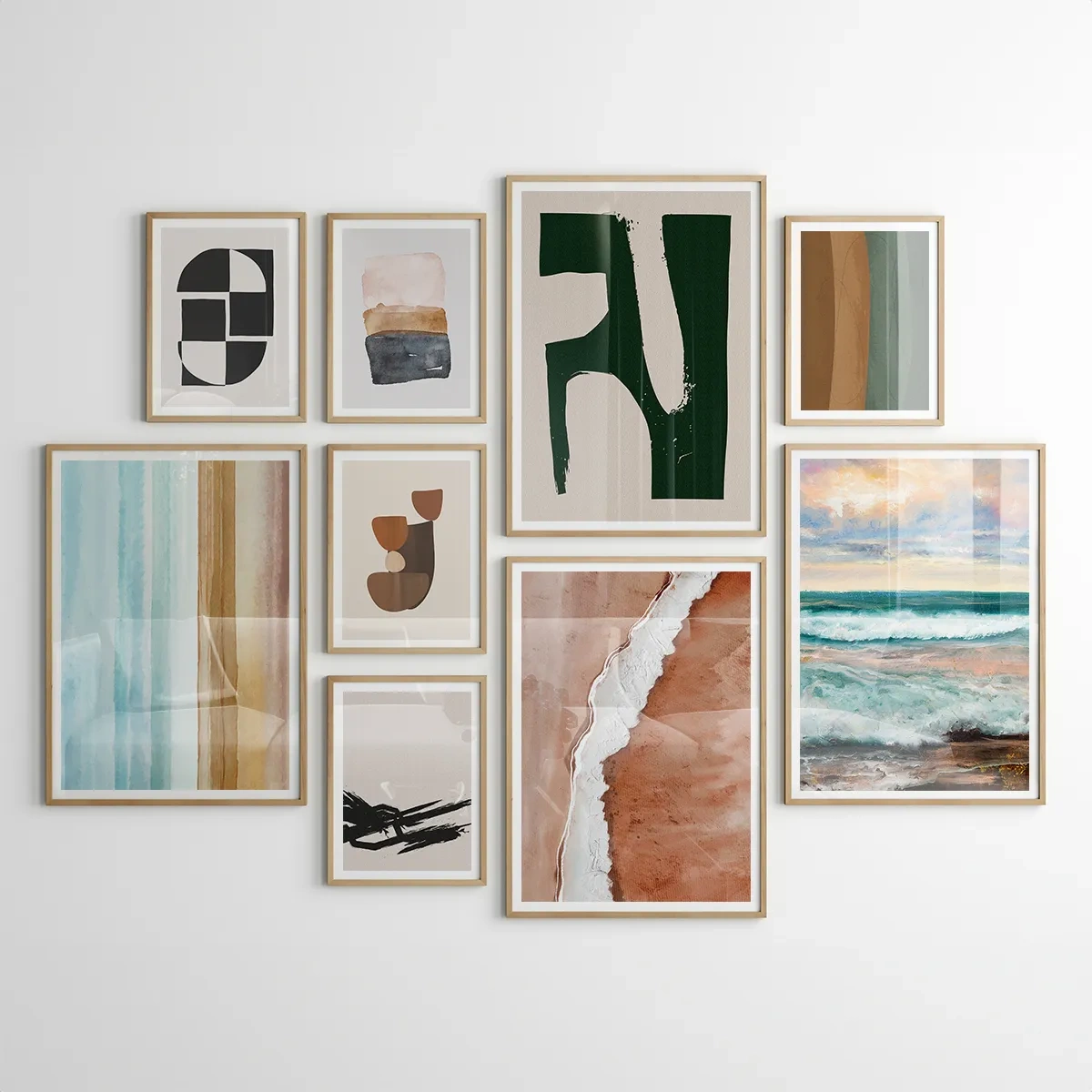 Calm waves - Væg inspiration