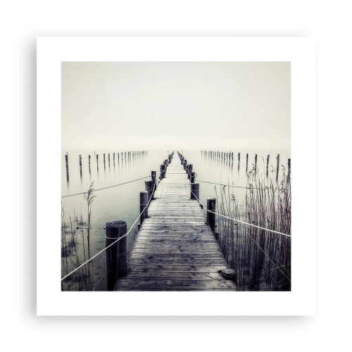 Plakat - Fordyb dig i fred - 40x40 cm