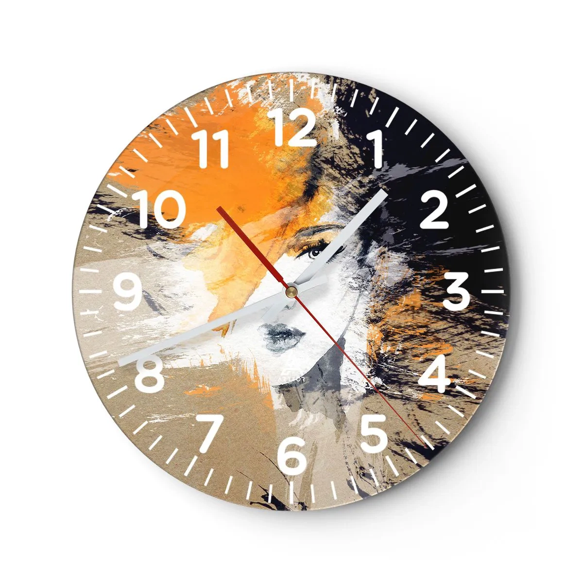 Vægur, Uret - Og det bliver let - 30x30 cm