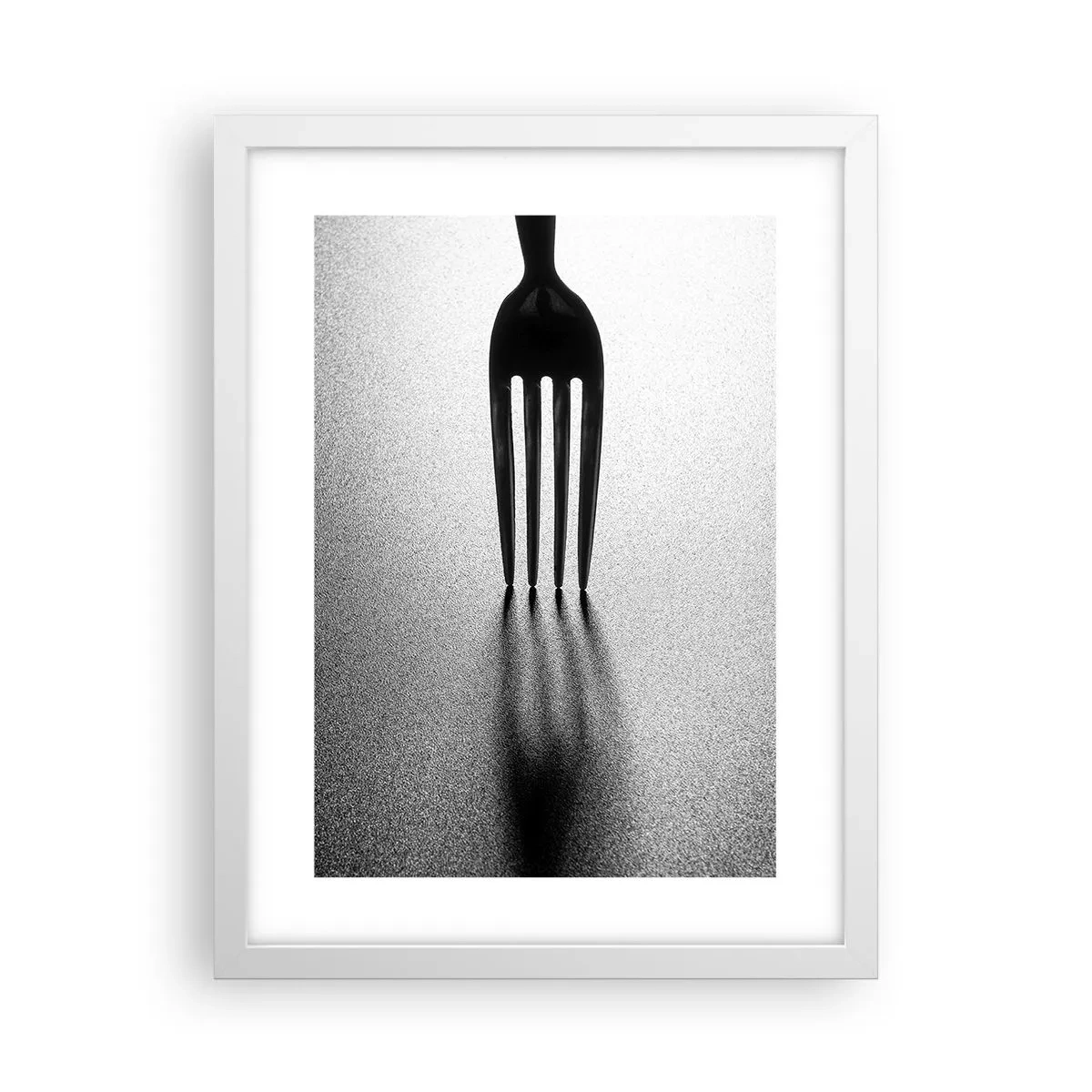 Plakat i hvid ramme - Lys og skygge - 30x40 cm