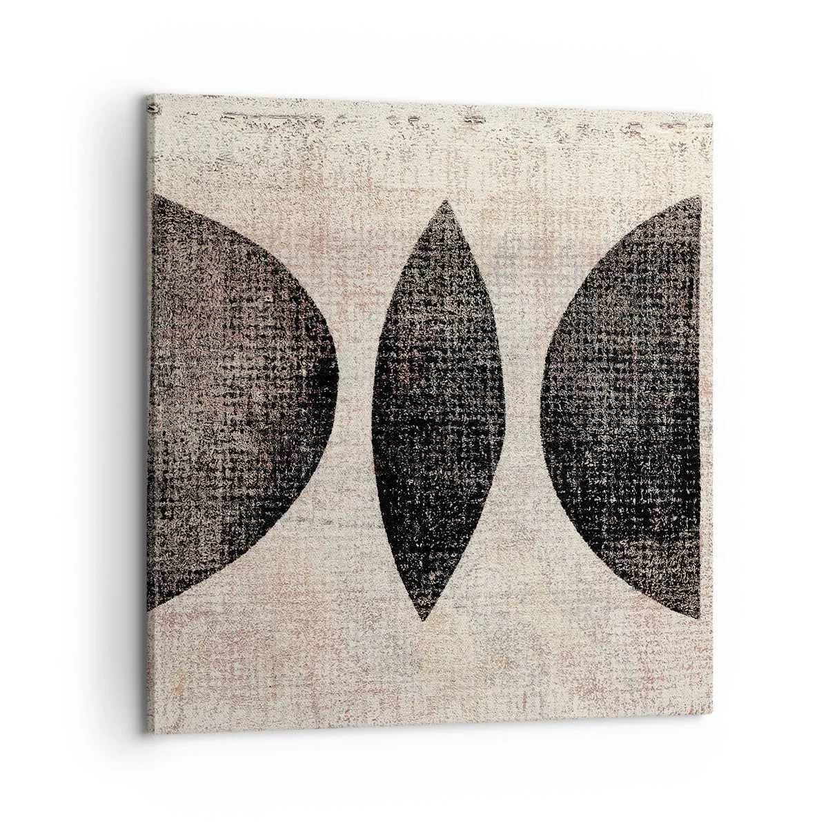 Lærredstryk - Billede på lærred - Etnisk abstraktion - 60x60 cm