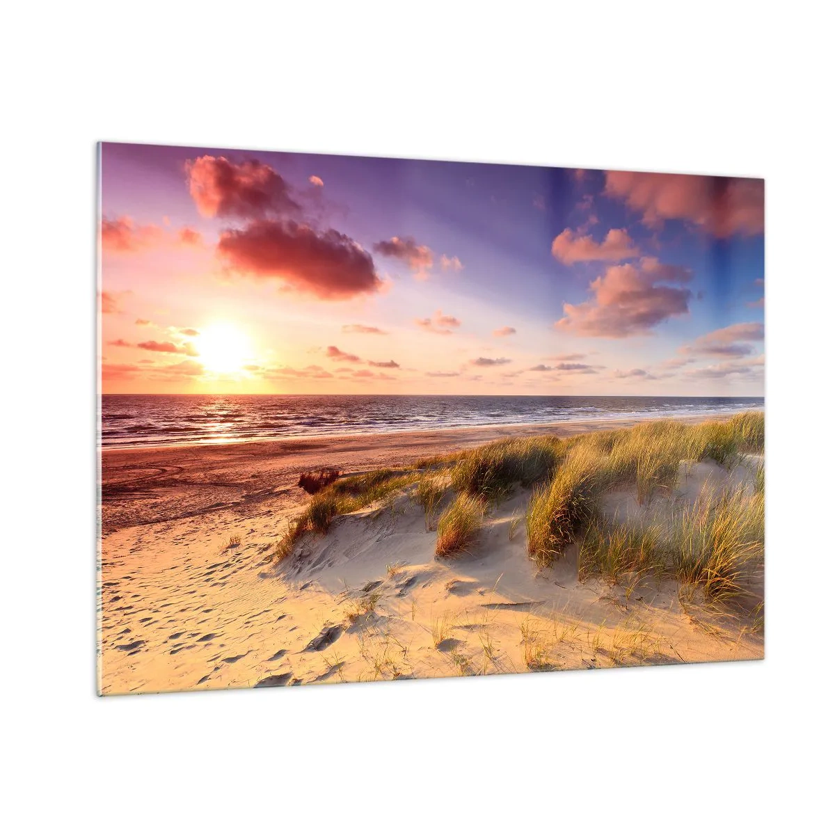 Billede på glas - Luften dufter allerede af sommer - 100x70 cm