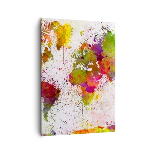 Lærredstryk - Billede på lærred - På en eller anden måde gik det bare godt - 50x70 cm