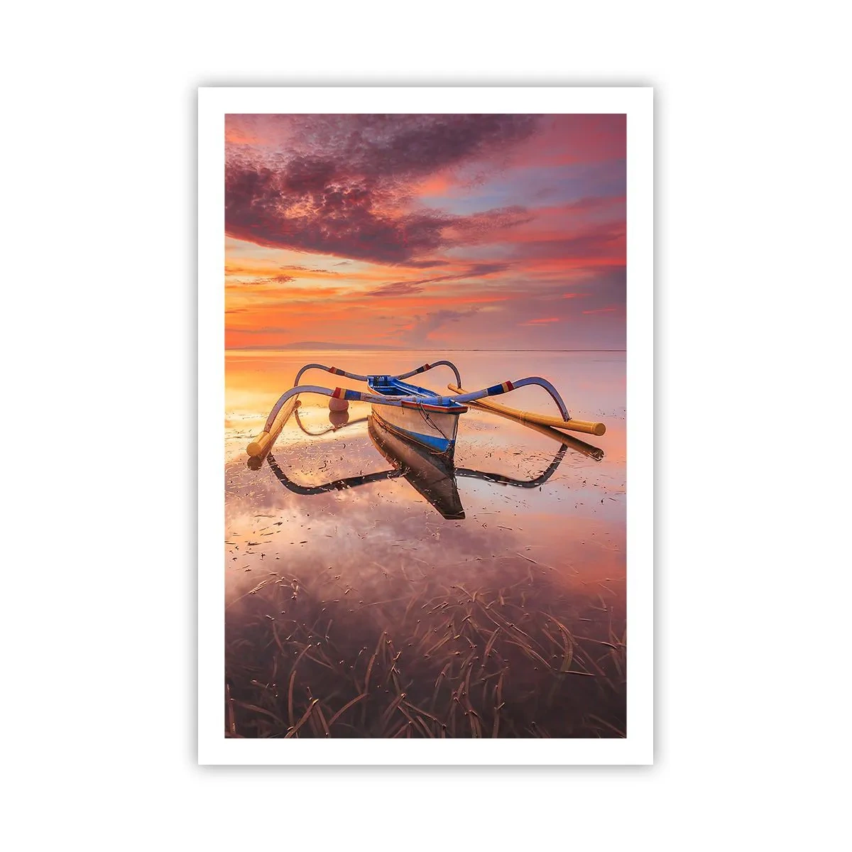 Plakat - Roen ved en tropisk aften - 61x91 cm