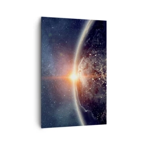 Lærredstryk - Billede på lærred - I det nye perspektiv - 80x120 cm