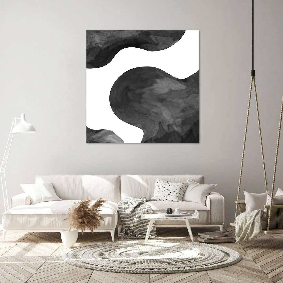 Lærredstryk - Billede på lærred - Mælkevejen - 60x60 cm