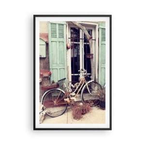 Plakat i sort ramme - Længe leve provinsen - 61x91 cm