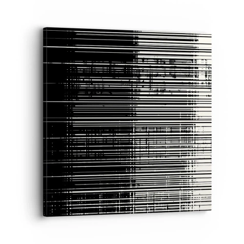 Lærredstryk - Billede på lærred - Bølger og vibrationer - 30x30 cm