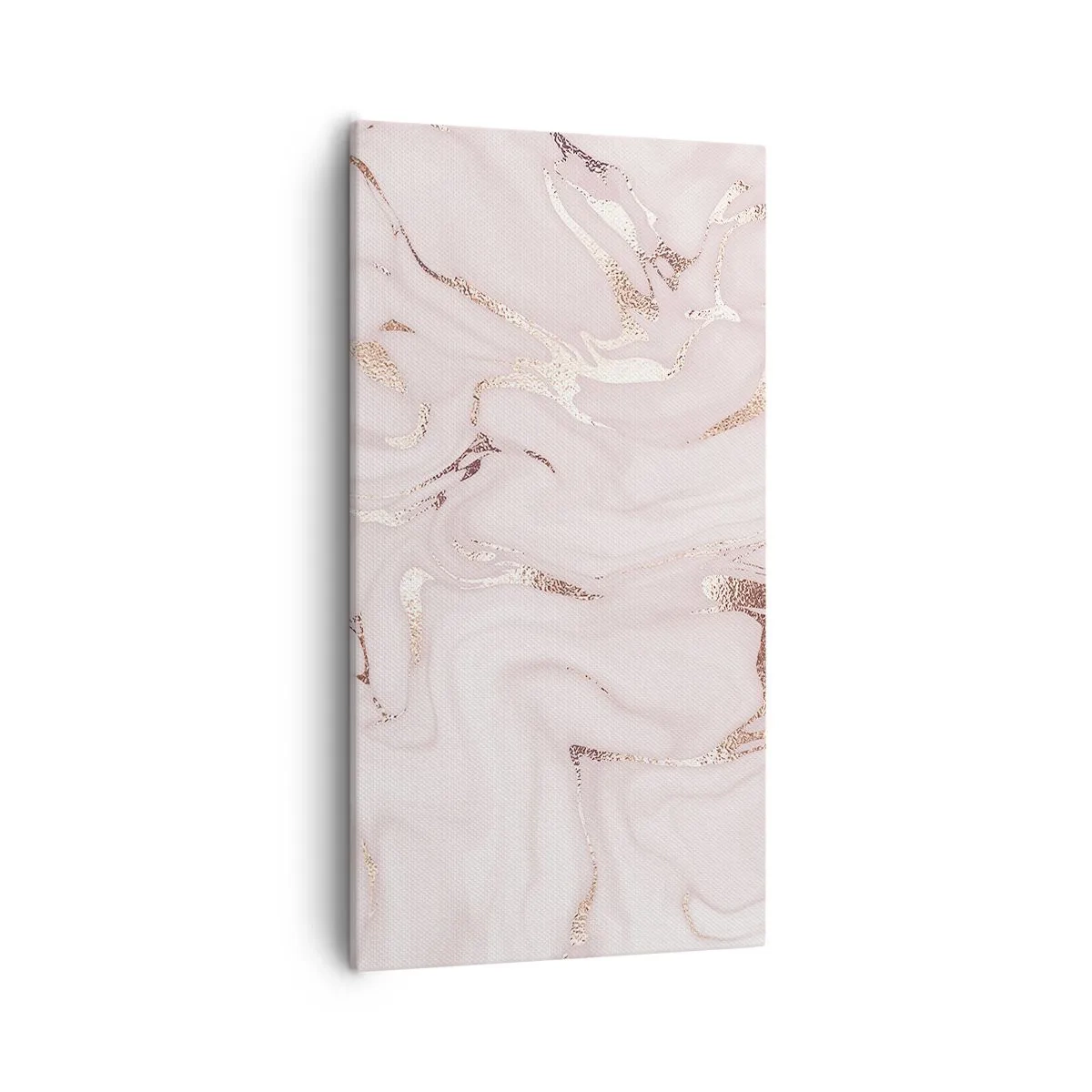 Lærredstryk - Billede på lærred - I et lyserødt tørklæde - 55x100 cm