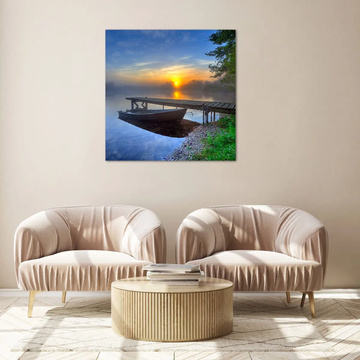 Billede på glas - Hvordan det almindelige bliver til noget magisk - 60x60 cm