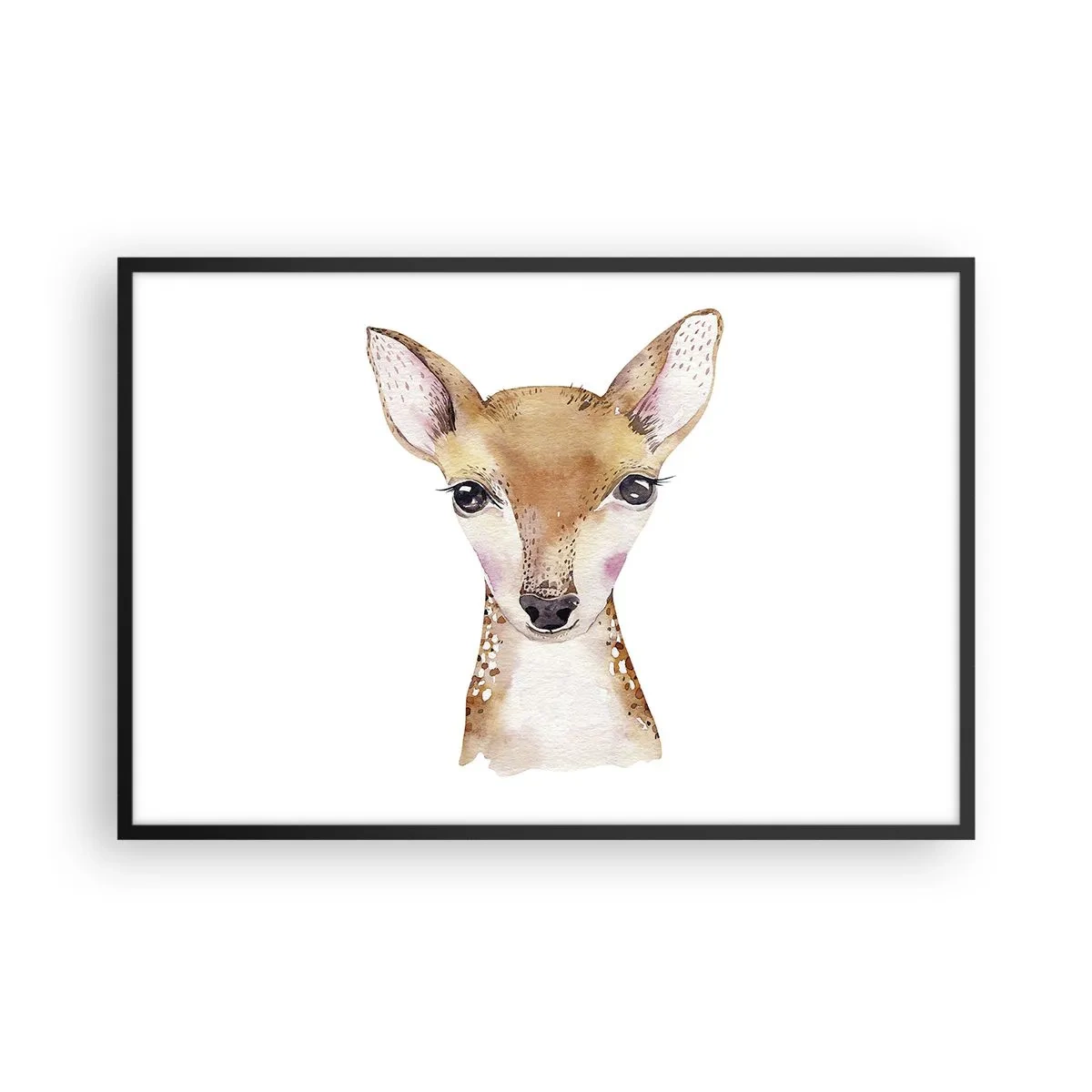 Plakat i sort ramme - Uskyldighedens natur - 91x61 cm