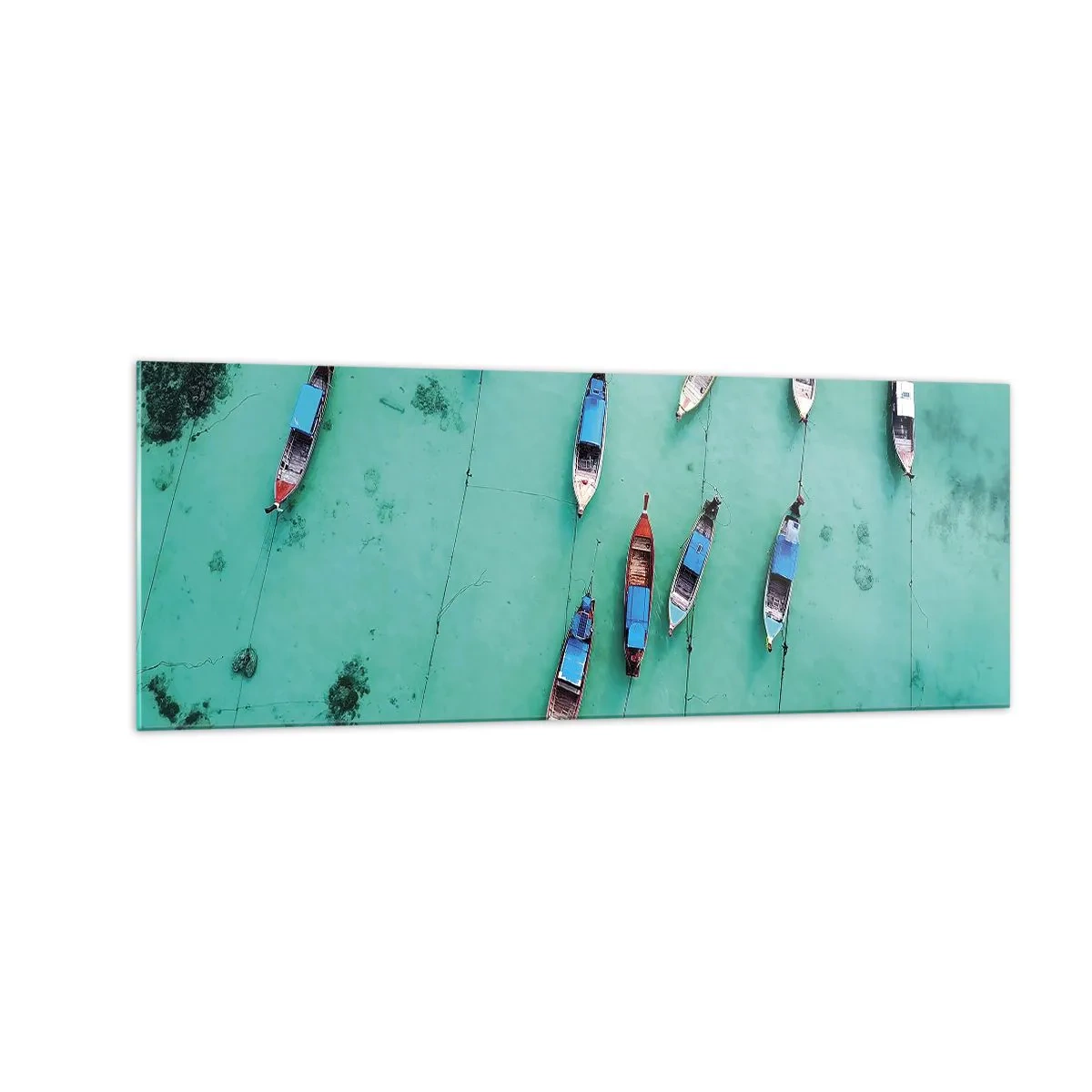 Billede på glas - I glædelig forventning - 140x50 cm