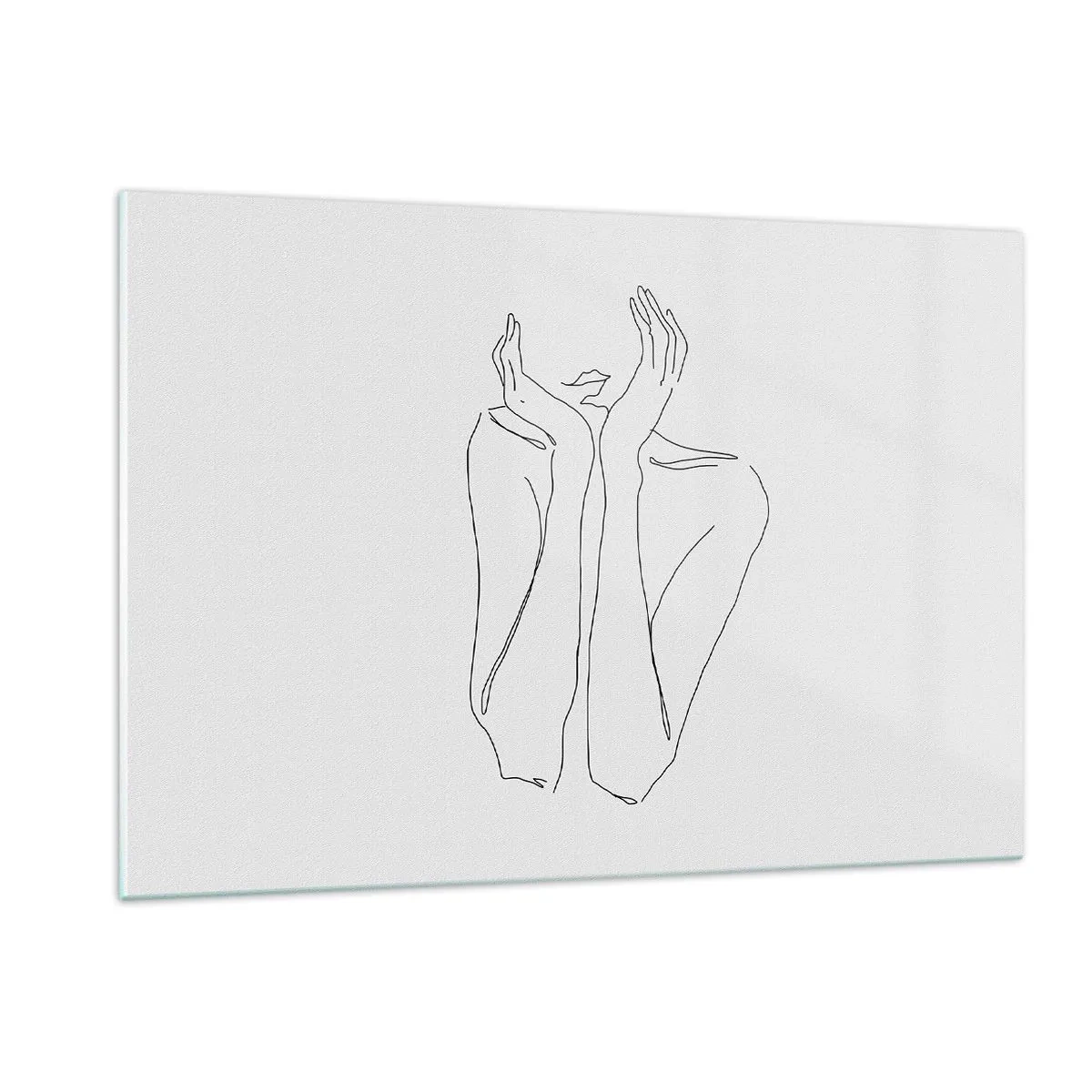 Billede på glas - Hvad piger drømmer om - 120x80 cm