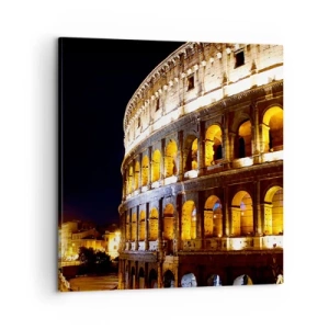 Lærredstryk - Billede på lærred - Legene er ved at begynde - 60x60 cm