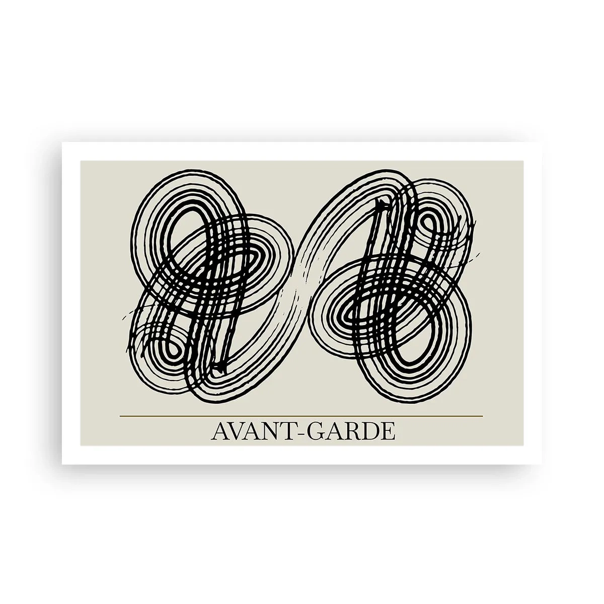 Plakat - Det kom ud spontant - 91x61 cm