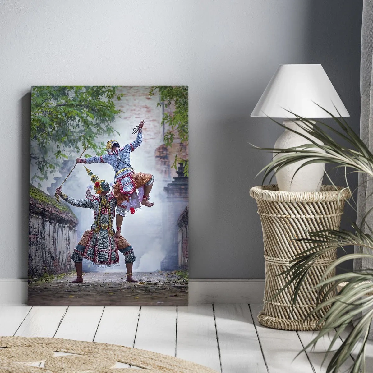 Lærredstryk - Billede på lærred - En dans af dødbringende skønhed - 50x70 cm