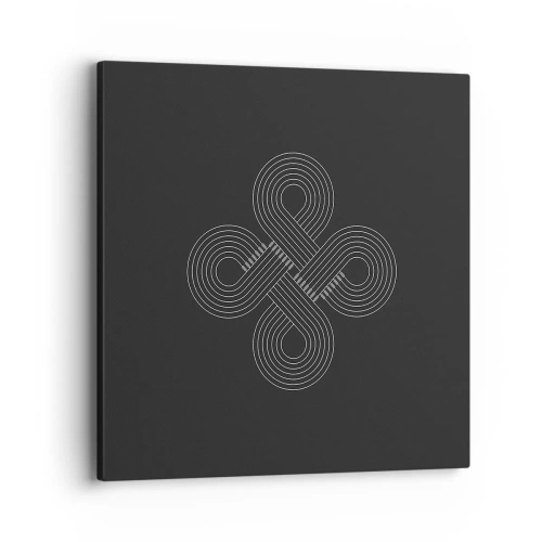 Lærredstryk - Billede på lærred - I den keltiske ånd - 40x40 cm
