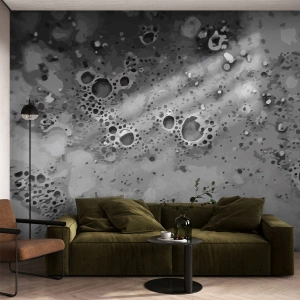 Fototapet Standard Eco - Som et månelandskab - Sammensætning, Stykke, Grafik - 350x256 cm