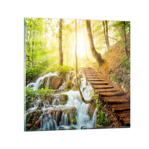 Billede på glas - Den ønskede kølighed - 30x30 cm