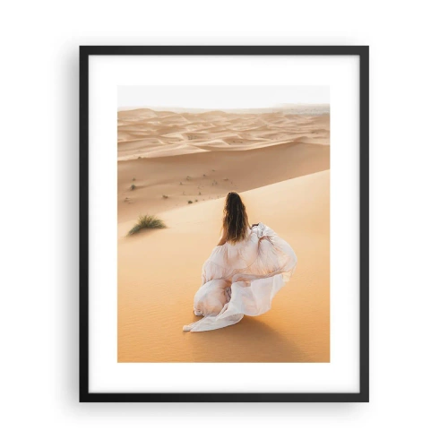 Plakat i sort ramme - Flygt til frihed - 40x50 cm