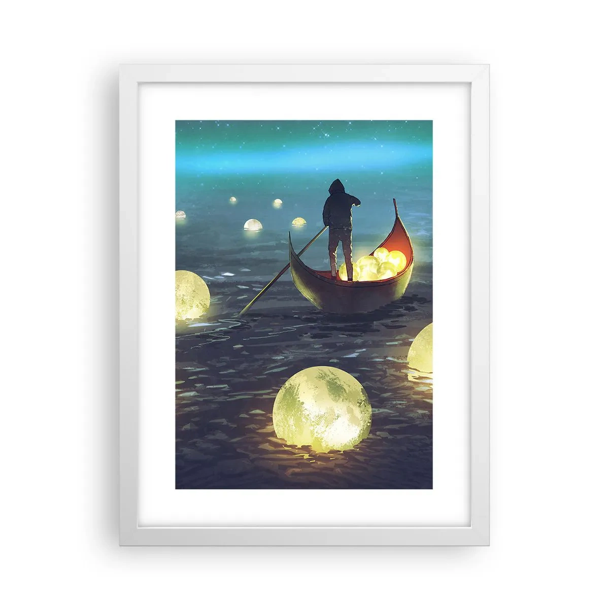 Plakat i hvid ramme - Ting, som filosoffer aldrig har drømt om - 30x40 cm