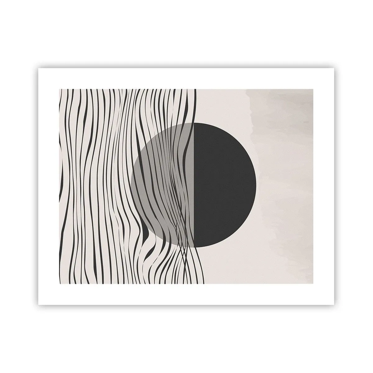Plakat - Halvkomposition - 50x40 cm