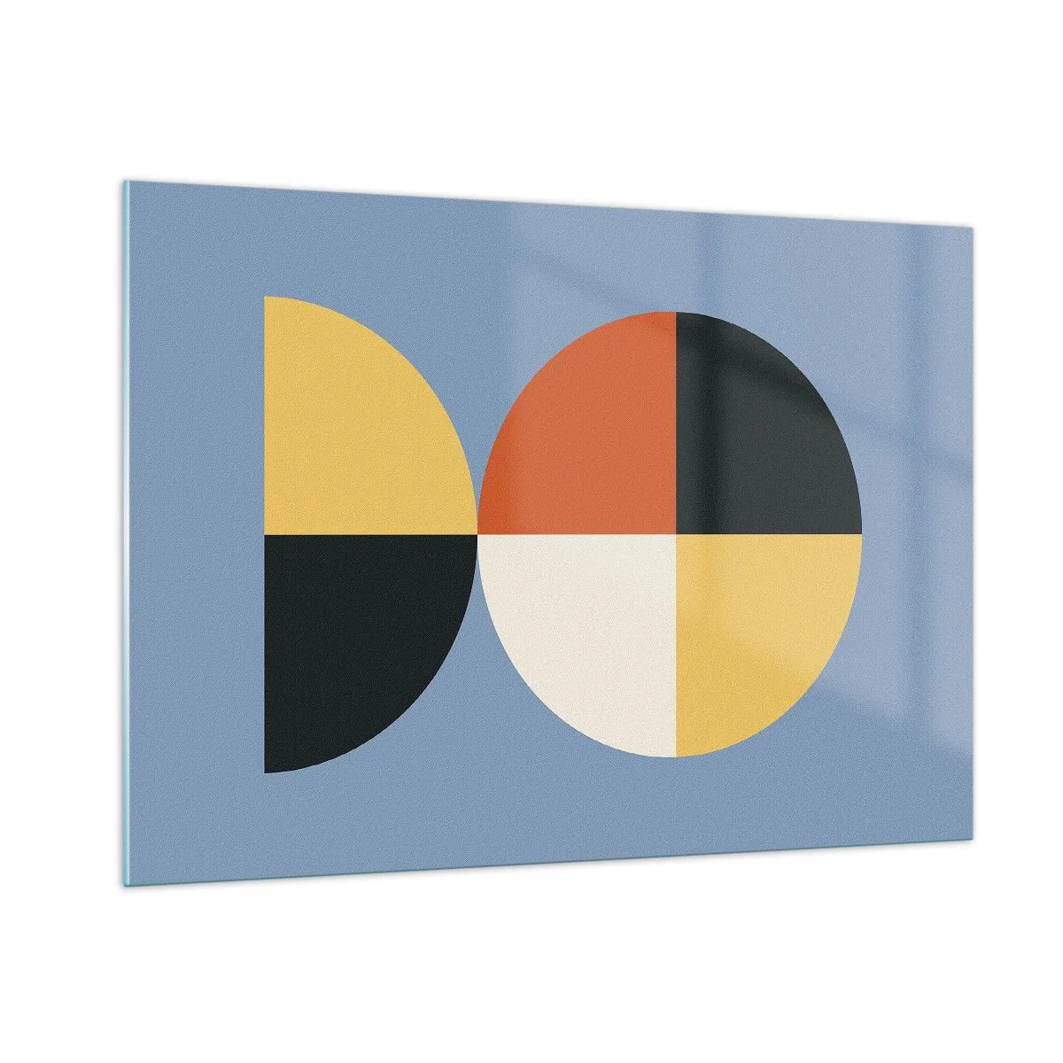 Billede på glas - Se og tæl - 100x70 cm