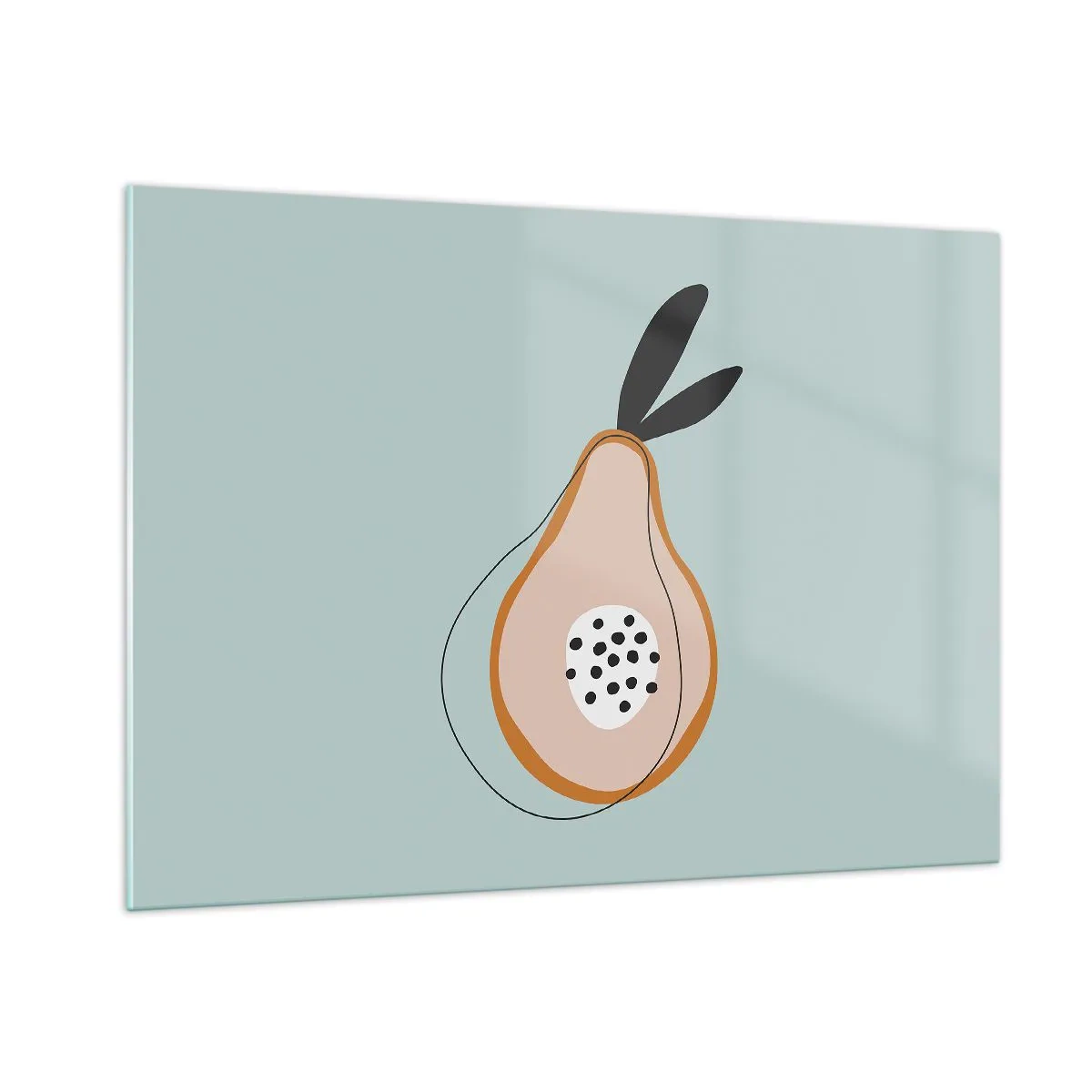 Billede på glas - Trænge ind i tingenes natur - 100x70 cm