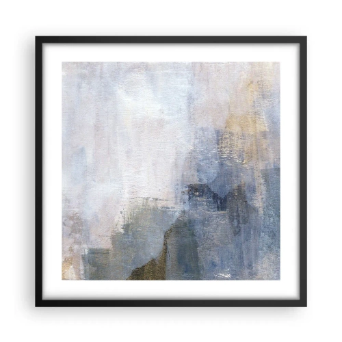 Plakat i sort ramme - Farvetoner og akkorder - 50x50 cm