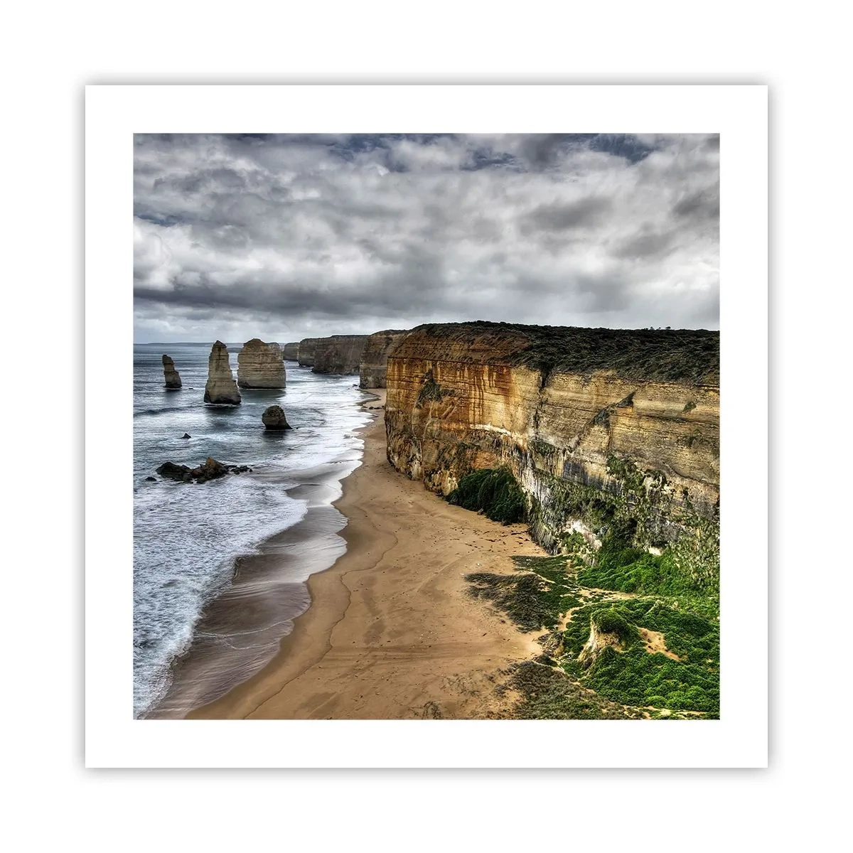 Plakat - Rå skønhed - 50x50 cm