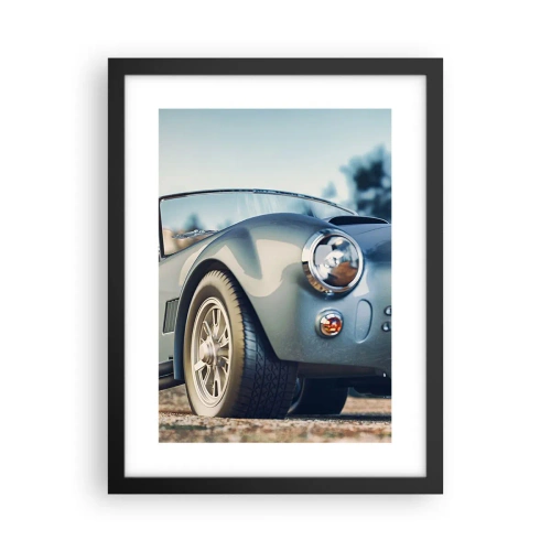 Plakat i sort ramme - Fordi stil betyder noget - 30x40 cm