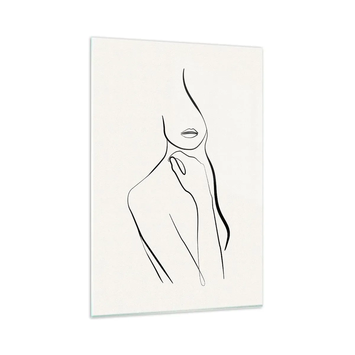 Billede på glas - Bølge af melankoli - 80x120 cm