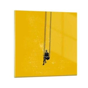 Billede på glas - En dag som alle andre - 30x30 cm