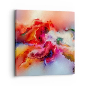 Lærredstryk - Billede på lærred - Sådan fanger du drømmen - røg - 30x30 cm