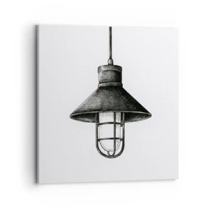 Lærredstryk - Billede på lærred - Som for mange år siden... - 70x70 cm