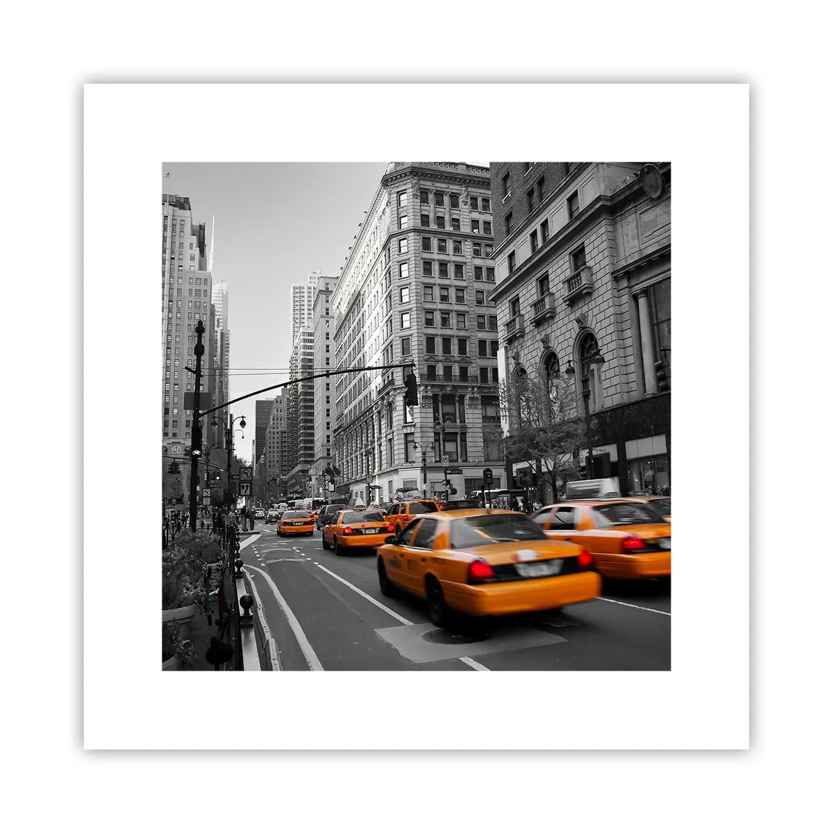 Plakat - Storbyens sol - 30x30 cm