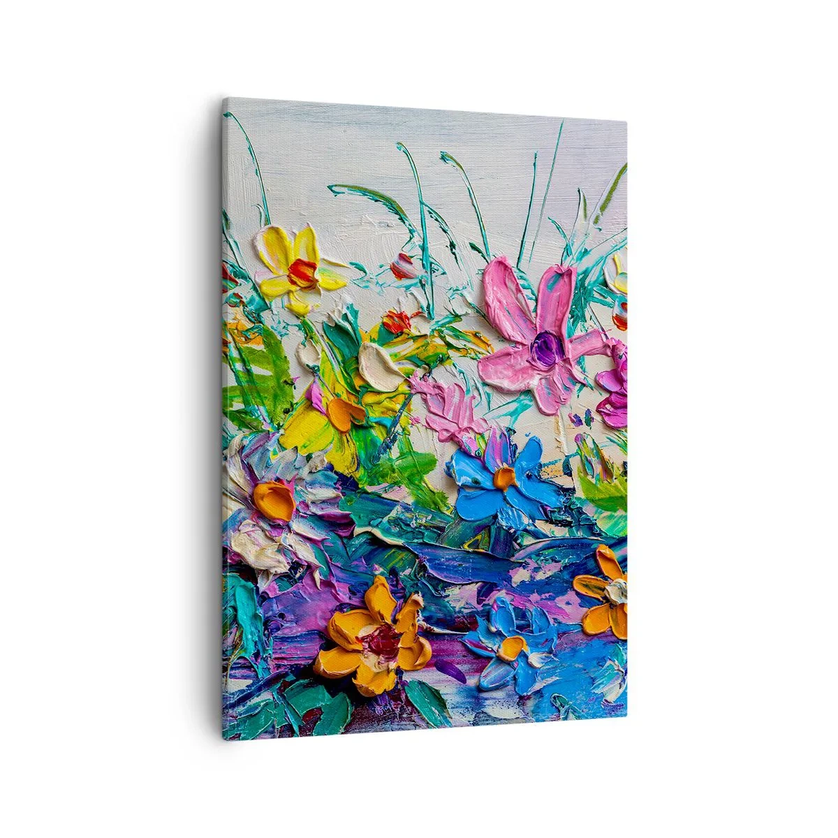 Lærredstryk - Billede på lærred - Overhovedet ikke et stilleben - 50x70 cm